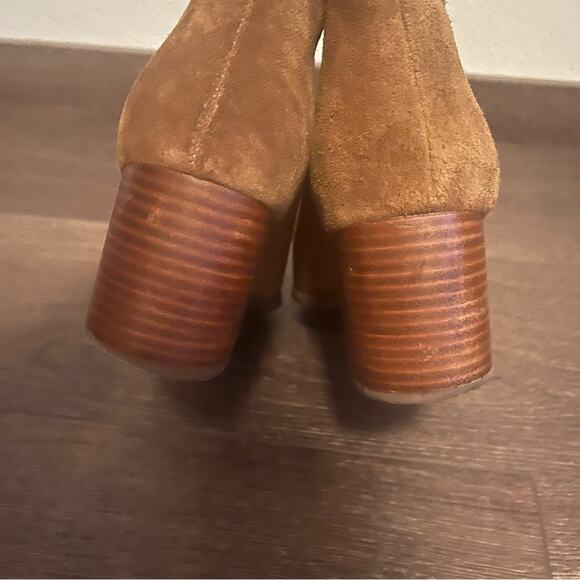 Seychelles Tan Suede Booties Sz 9 - Picture 4 of 7